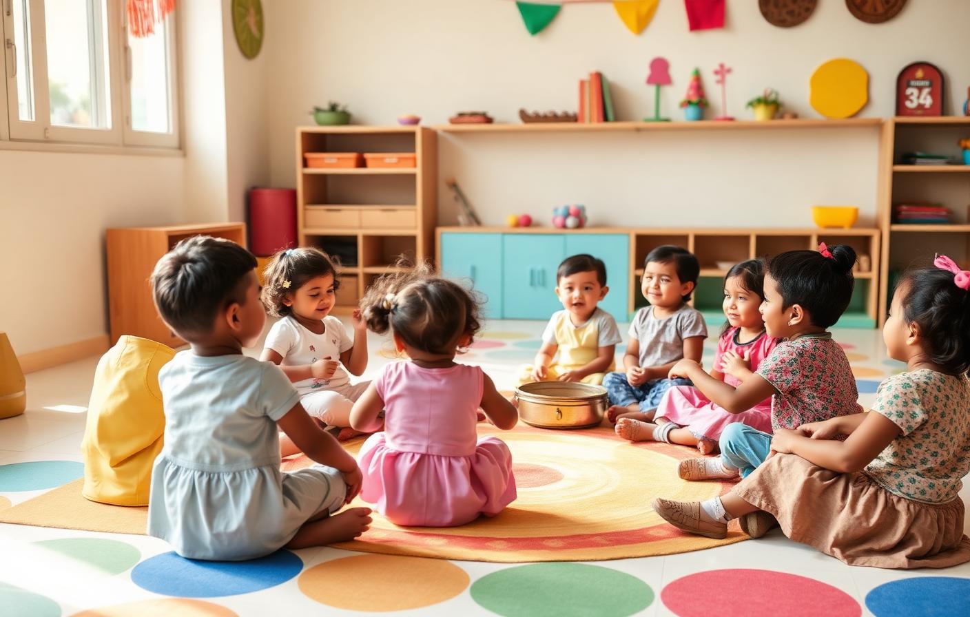 B Kids preschool music and movement circle